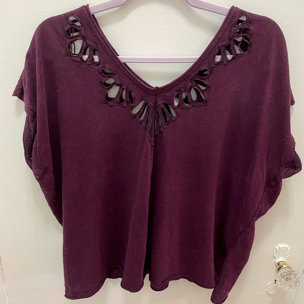 Purple Free People Shirt